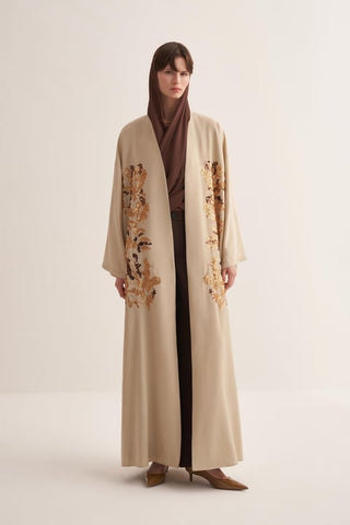 Alora Abaya - Beige