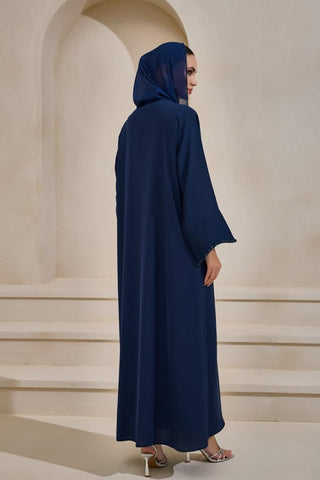 Amara Abaya Set - Navy Blue