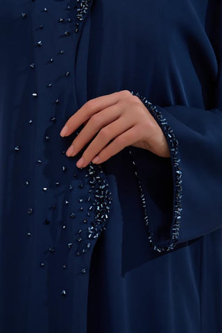 Amara Abaya Set - Navy Blue