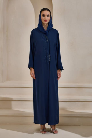 Amara Abaya Set - Navy Blue