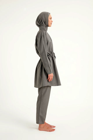 Andalus Full Coverage Burkini Set with Front Ruching A2502-4