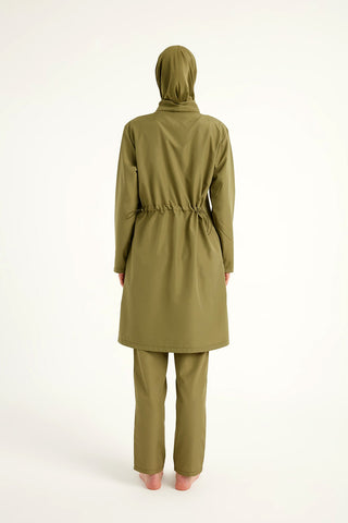 Andalus Green Full Coverage Burkini Set for Women A2503-5