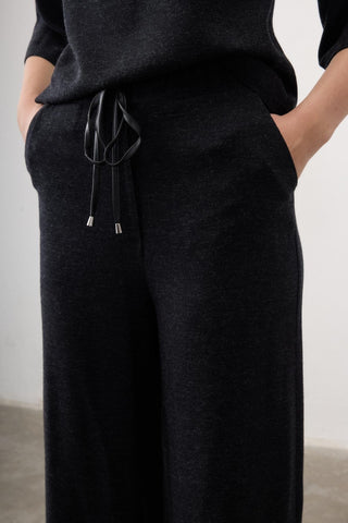 Andora Soft Knit Two-Piece Set – Gray