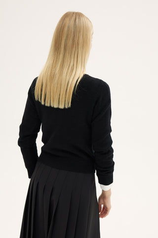 Antoryum Knit Cardigan – Black