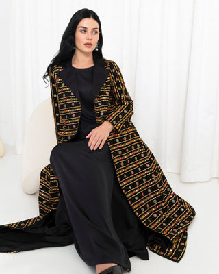 Aswad Zahab Abaya