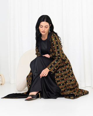 Aswad Zahab Abaya