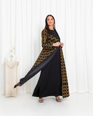 Aswad Zahab Abaya