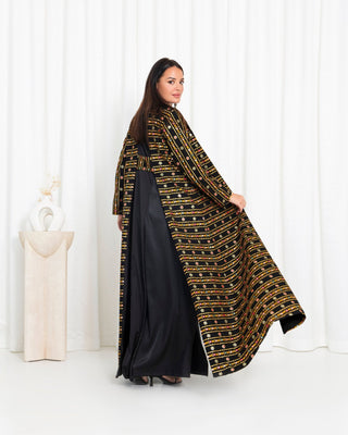 Aswad Zahab Abaya