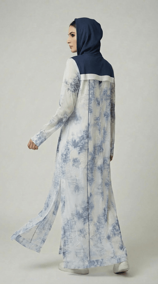 Azure Pavilion Movement Abaya (Limited Edition)