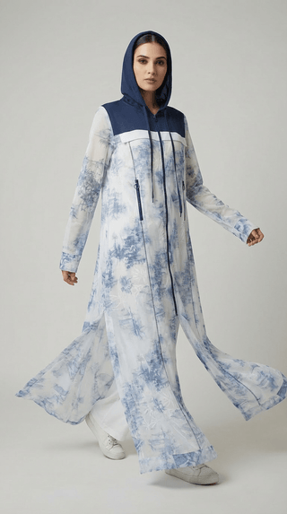 Azure Pavilion Movement Abaya (Limited Edition)