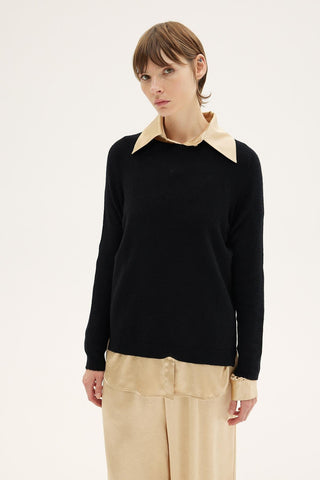 Begonvil Knit Sweater – Black