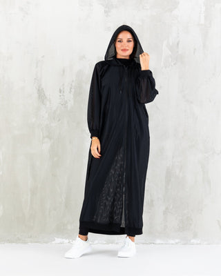Black Mesh sporty wear
