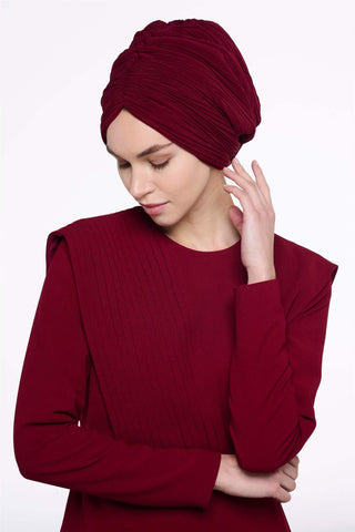 ÇAPRAZ BAĞLAMALI BONE Bordo