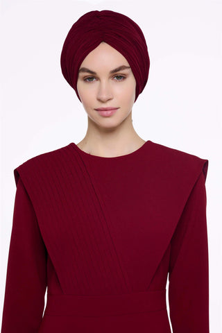 ÇAPRAZ BAĞLAMALI BONE Bordo