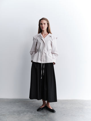 Storm-Flap Multi-Pocket Jacket – Beige