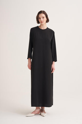 minimalist maxi dress Minimalist Linen Maxi Dress from NikkaPlace
