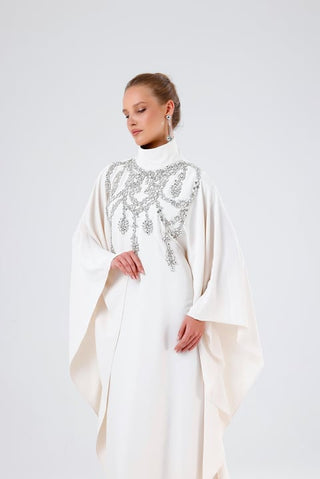 Diamond Kaftan – Cream
