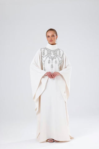 Diamond Kaftan – Cream