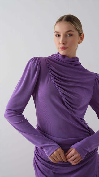 BUZZY ELBİSE Lila