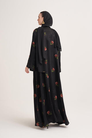 Dolce Chic Abaya & Scarf – Black