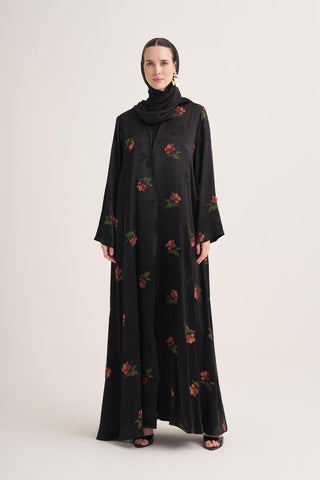 Dolce Chic Abaya & Scarf – Black