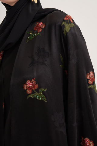 Dolce Chic Abaya & Scarf – Black