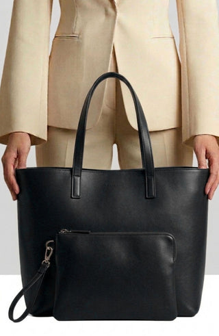 Ecotorie - Agatha Black Tote Bag