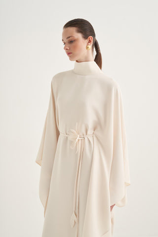 Elenor Kaftan Dress – Cream