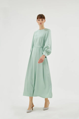 Eliza Embellished Dress – Light Green