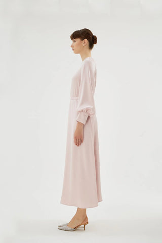 Eliza Embellished Dress – Powder Pink