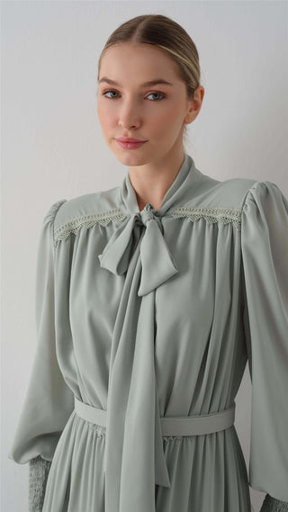 Tiered Ruffle Maxi Dress – Mint