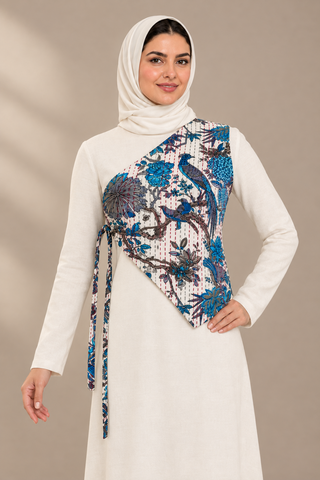 Evolving One-Shoulder Tie Waistcoat