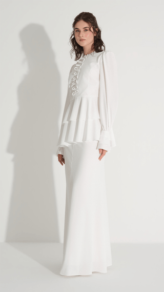 Bow Detail Set – White