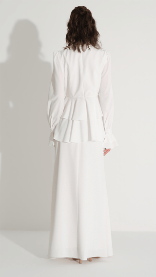 Bow Detail Set – White