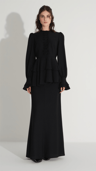 Bow Detail Set – Black