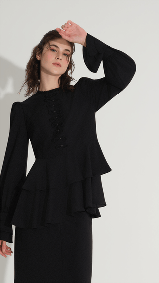 Bow Detail Set – Black