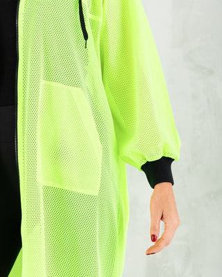 Fluorescent Mesh Yellow sporty wear