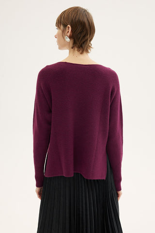 Frezya Knit Sweater – Cherry