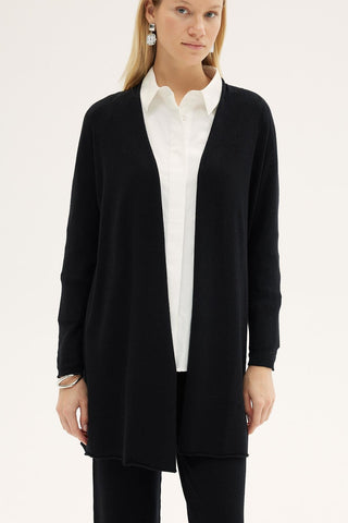 Fulya Knit Cardigan –  Black
