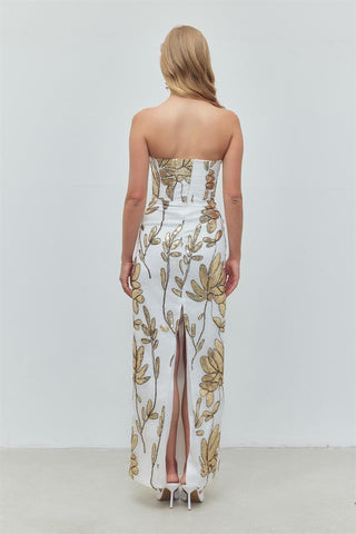 Golden Bloom Dress