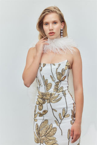 Golden Bloom Dress