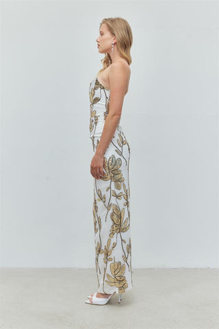 Golden Bloom Dress