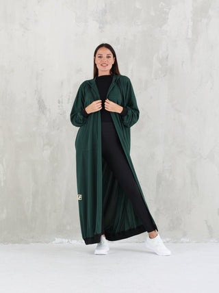 Forest Green Hoodie sporty wear