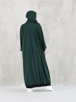 Forest Green Hoodie sporty wear