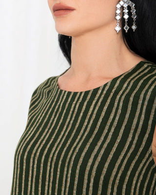 Green Stripe Dress