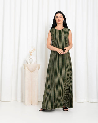 Green Stripe Dress