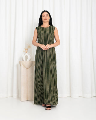 Green Stripe Dress