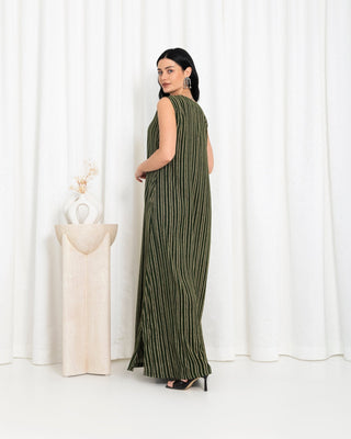 Green Stripe Dress