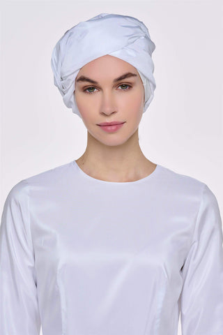 İÇİ TELLİ TAFTA BONE Beyaz