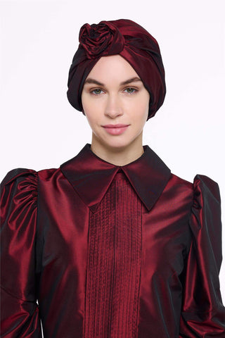 İÇİ TELLİ TAFTA BONE Bordo